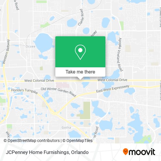 JCPenney Home Furnishings map