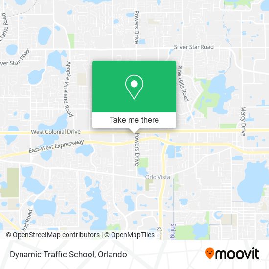 Mapa de Dynamic Traffic School