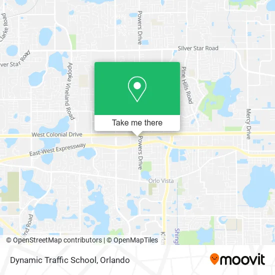 Dynamic Traffic School map