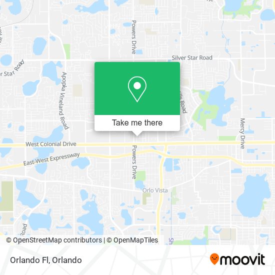 Orlando Fl map