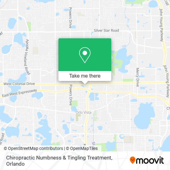 Chiropractic Numbness & Tingling Treatment map