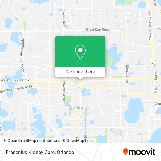 Fresenius Kidney Care map
