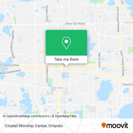 Citadel Worship Center map