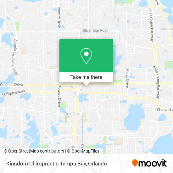 Kingdom Chiropractic Tampa Bay map