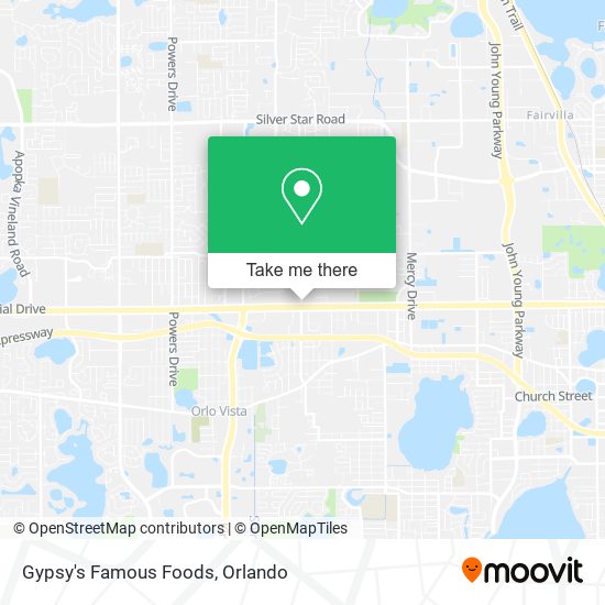 Gypsy's Famous Foods map