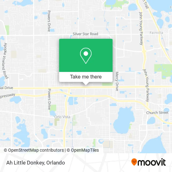 Mapa de Ah Little Donkey