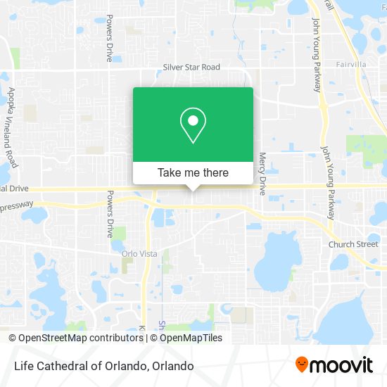 Mapa de Life Cathedral of Orlando