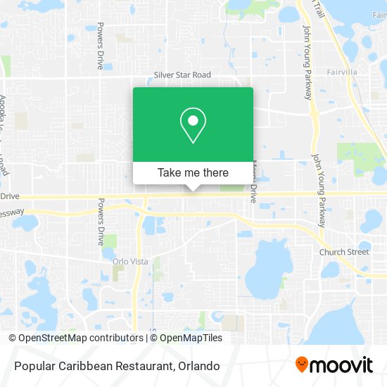 Popular Caribbean Restaurant map