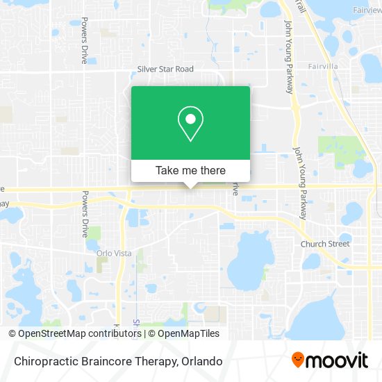 Chiropractic Braincore Therapy map