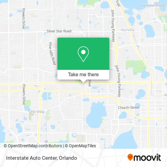 Interstate Auto Center map