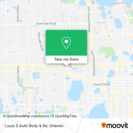 Louis S Auto Body & Re map