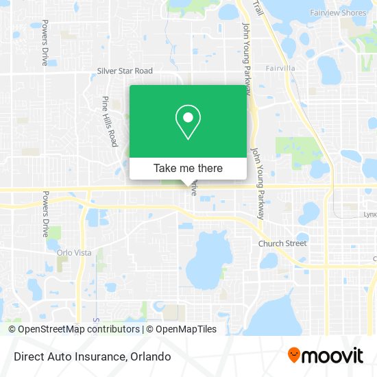 Direct Auto Insurance map