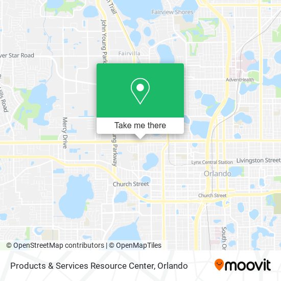 Mapa de Products & Services Resource Center