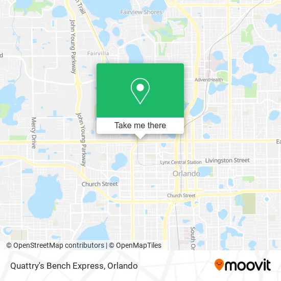 Quattry's Bench Express map