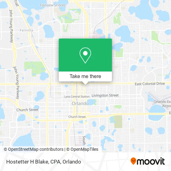 Mapa de Hostetter H Blake, CPA
