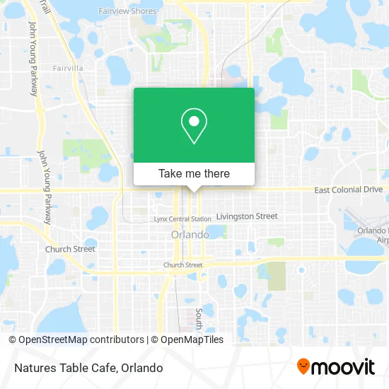 Mapa de Natures Table Cafe