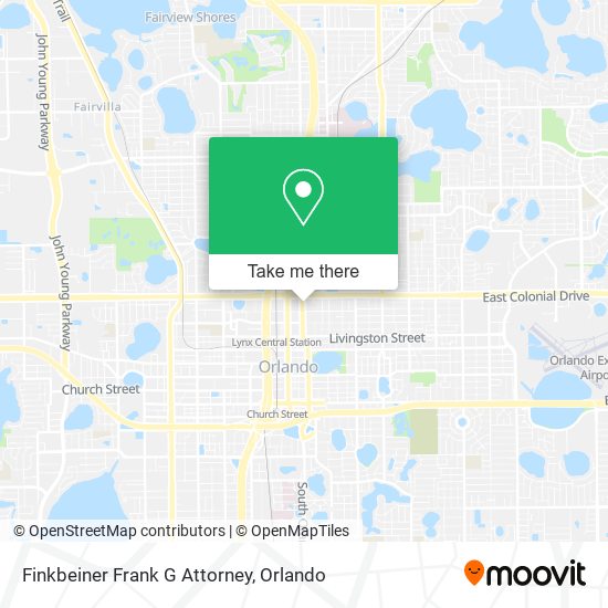 Finkbeiner Frank G Attorney map