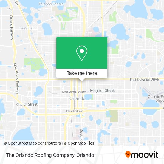 The Orlando Roofing Company map