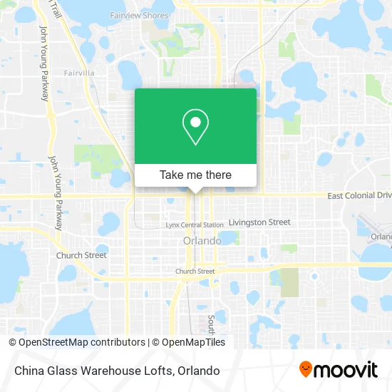 Mapa de China Glass Warehouse Lofts
