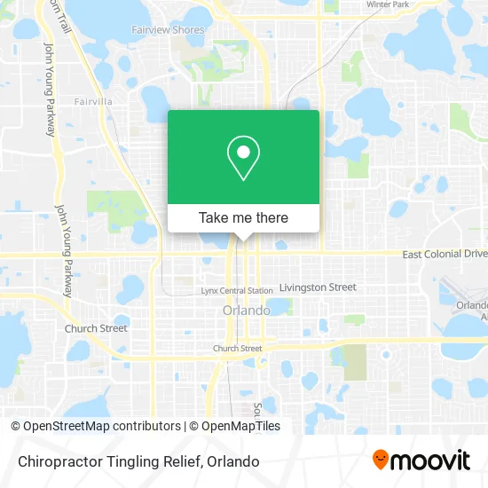 Mapa de Chiropractor Tingling Relief