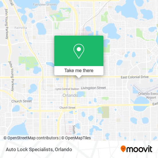 Auto Lock Specialists map