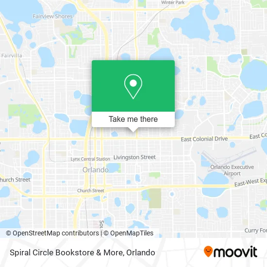 Mapa de Spiral Circle Bookstore & More