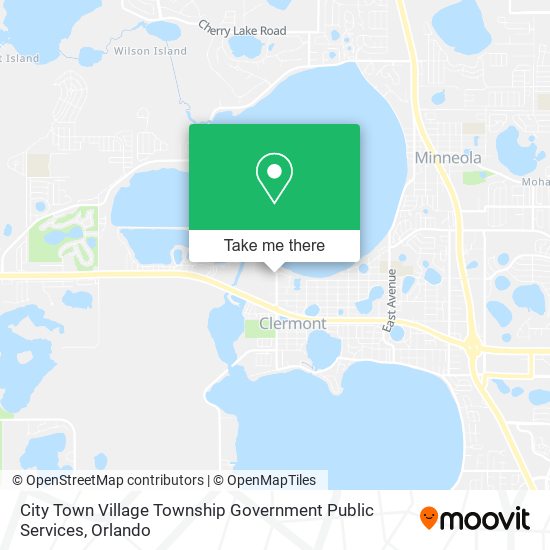 City Town Village Township Government Public Services map