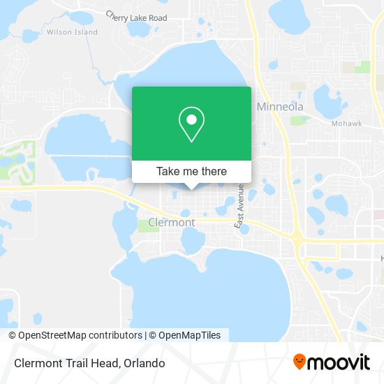 Clermont Trail Head map
