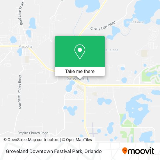 Mapa de Groveland Downtown Festival Park