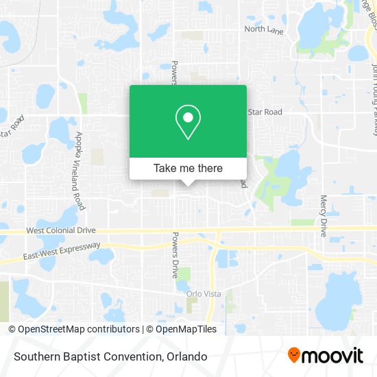 Southern Baptist Convention map