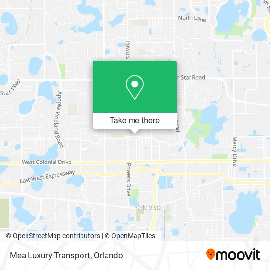 Mea Luxury Transport map