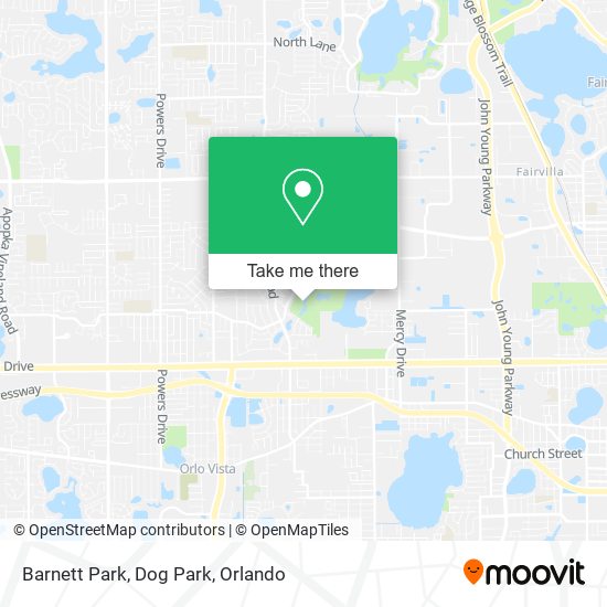 Mapa de Barnett Park, Dog Park