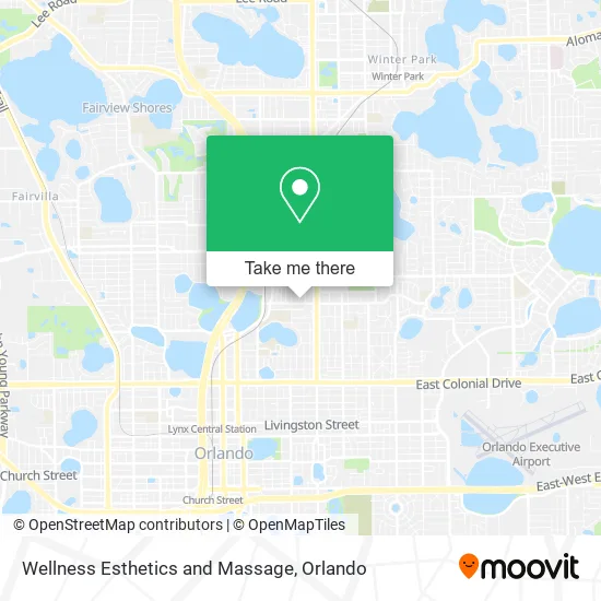 Wellness Esthetics and Massage map