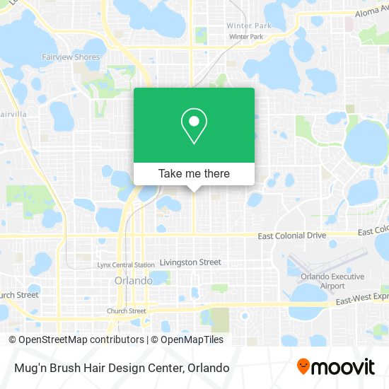 Mug'n Brush Hair Design Center map