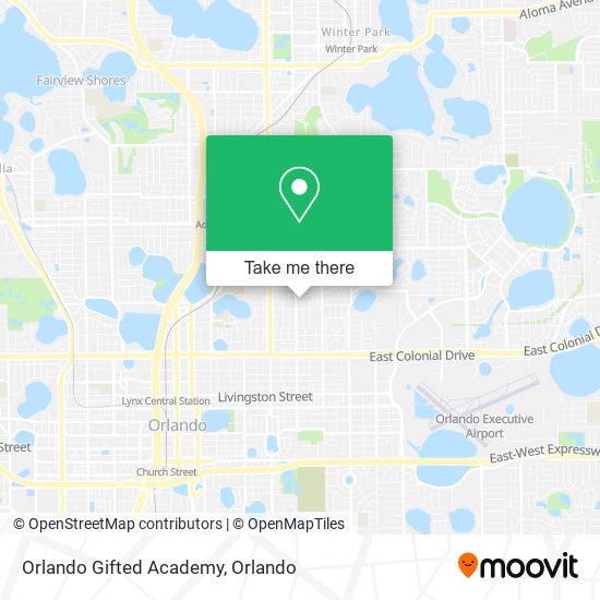 Mapa de Orlando Gifted Academy