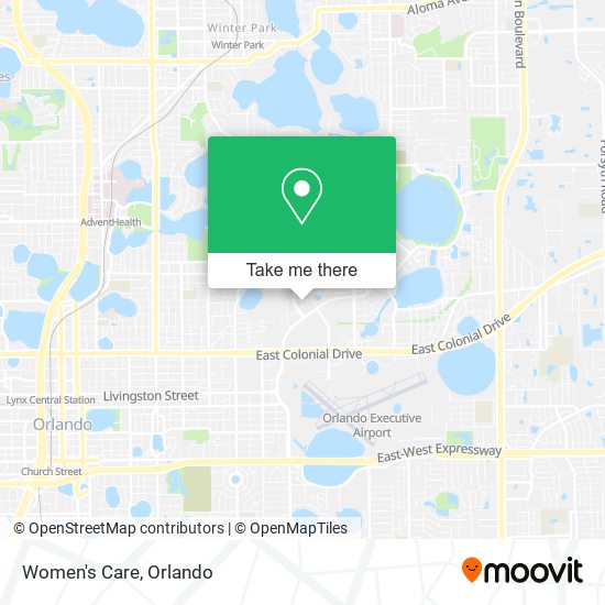 Women's Care map