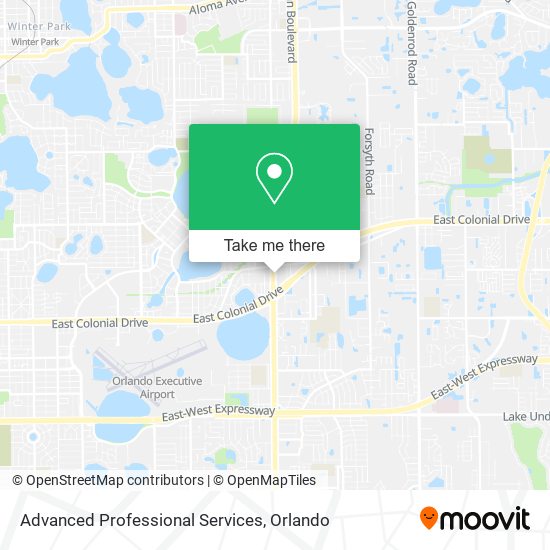 Advanced Professional Services map