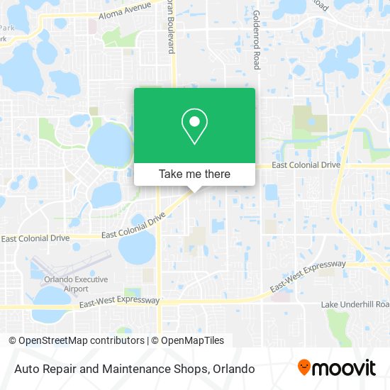 Auto Repair and Maintenance Shops map