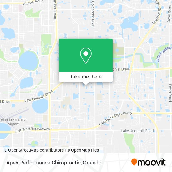 Mapa de Apex Performance Chiropractic