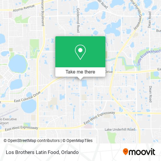 Los Brothers Latin Food map