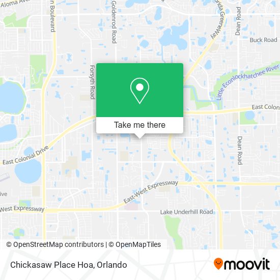 Chickasaw Place Hoa map