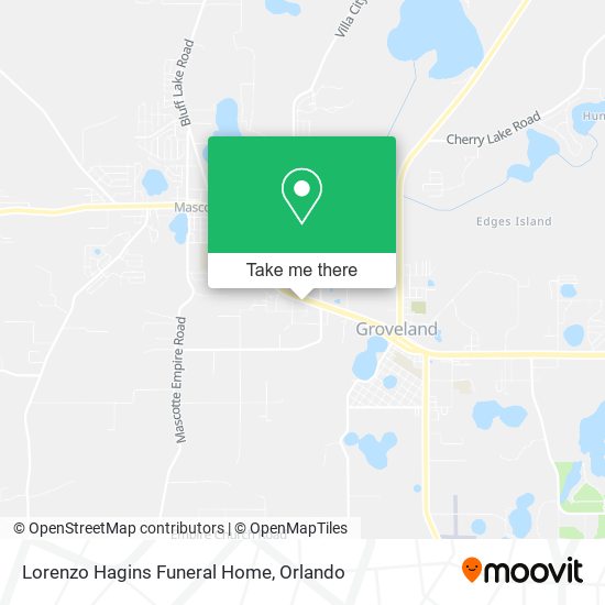 Lorenzo Hagins Funeral Home map