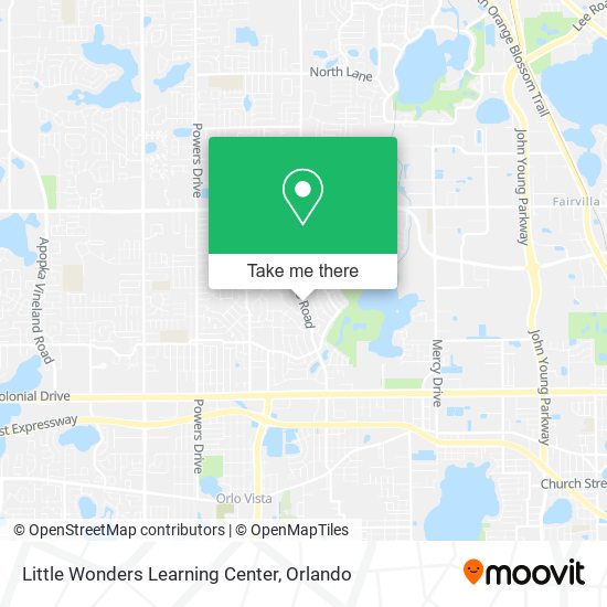 Mapa de Little Wonders Learning Center