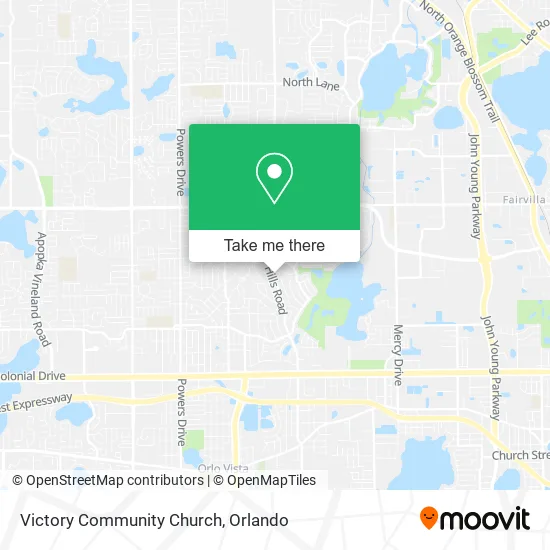 Victory Community Church map