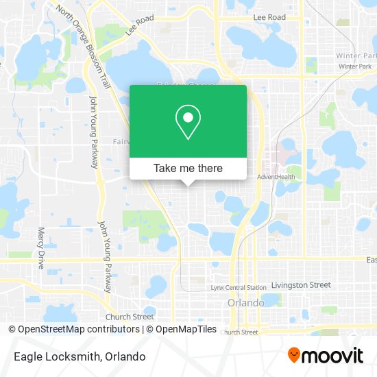 Mapa de Eagle Locksmith