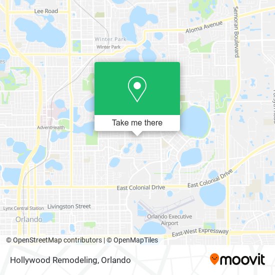 Mapa de Hollywood Remodeling
