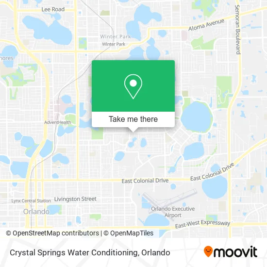 Mapa de Crystal Springs Water Conditioning