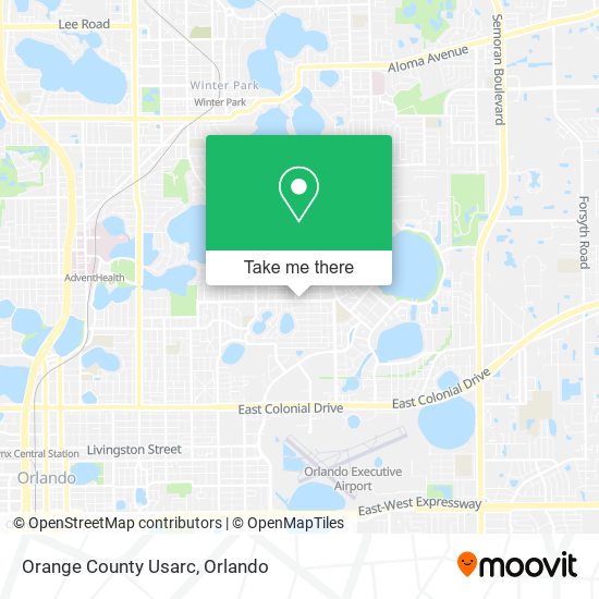 Orange County Usarc map