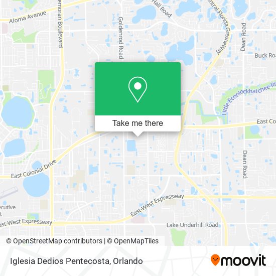 Iglesia Dedios Pentecosta map