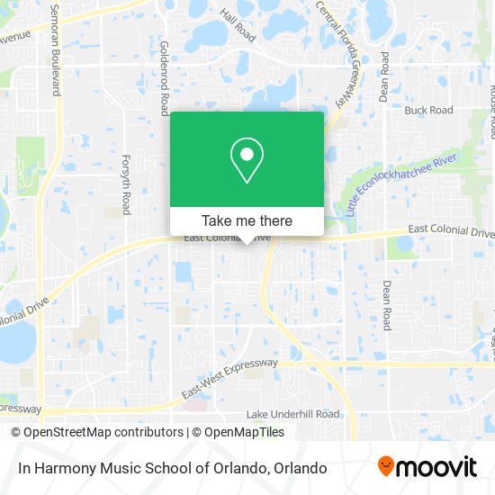 In Harmony Music School of Orlando map